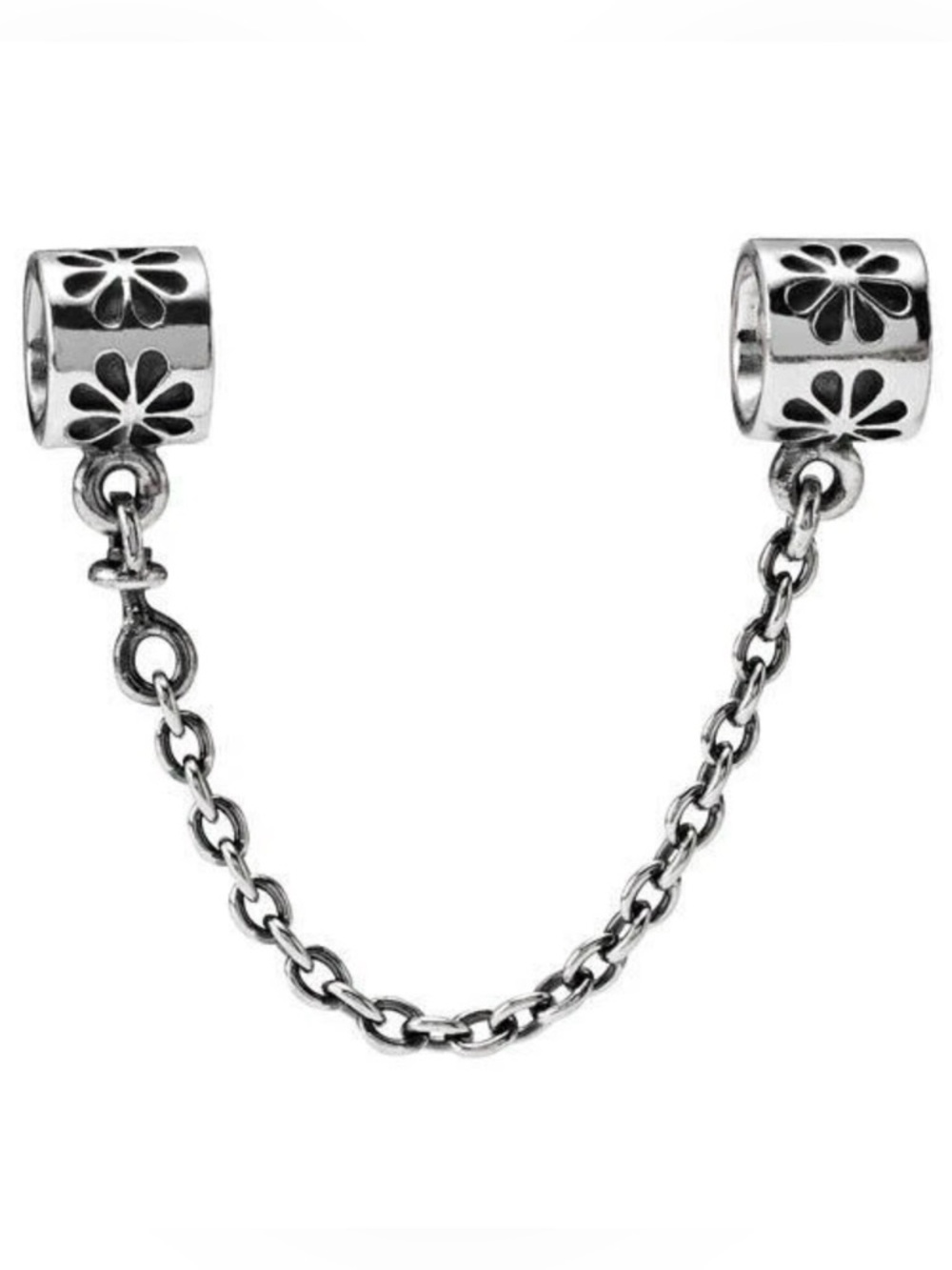 Pandora Daisy Safety Chain Sterling Silver Authentic Retired